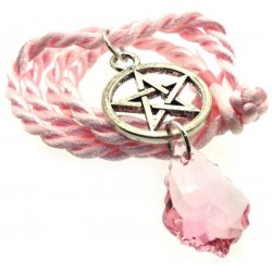 Swarovski Baroque Pink Pentacle Pendant